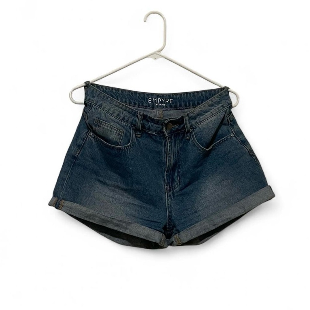 Empyre Womens Dark Blue Jean Shorts